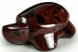 Polished Mahogany Obsidian Turtle - California #331585-1